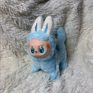 Blue Labubu Musical Dog Toy